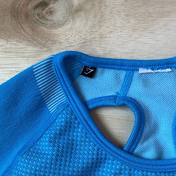 Gymshark Vibrant Blue Crop Top - Picture 3 of 15